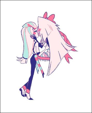 Charlie_and_Vaggie (1000x1238, 68 kБ...)